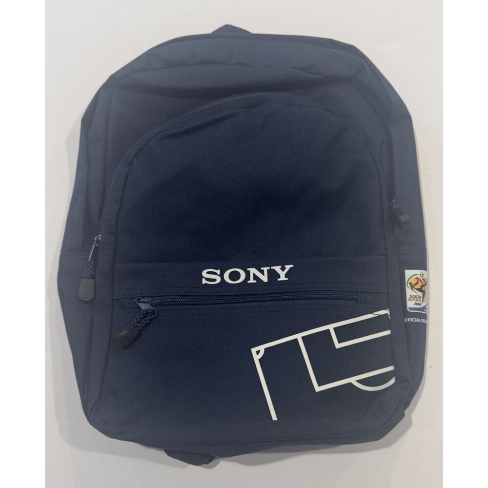 Sony FIFA World Cup 2010 Backpack Blue Official Promo South Africa Soccer NWOT